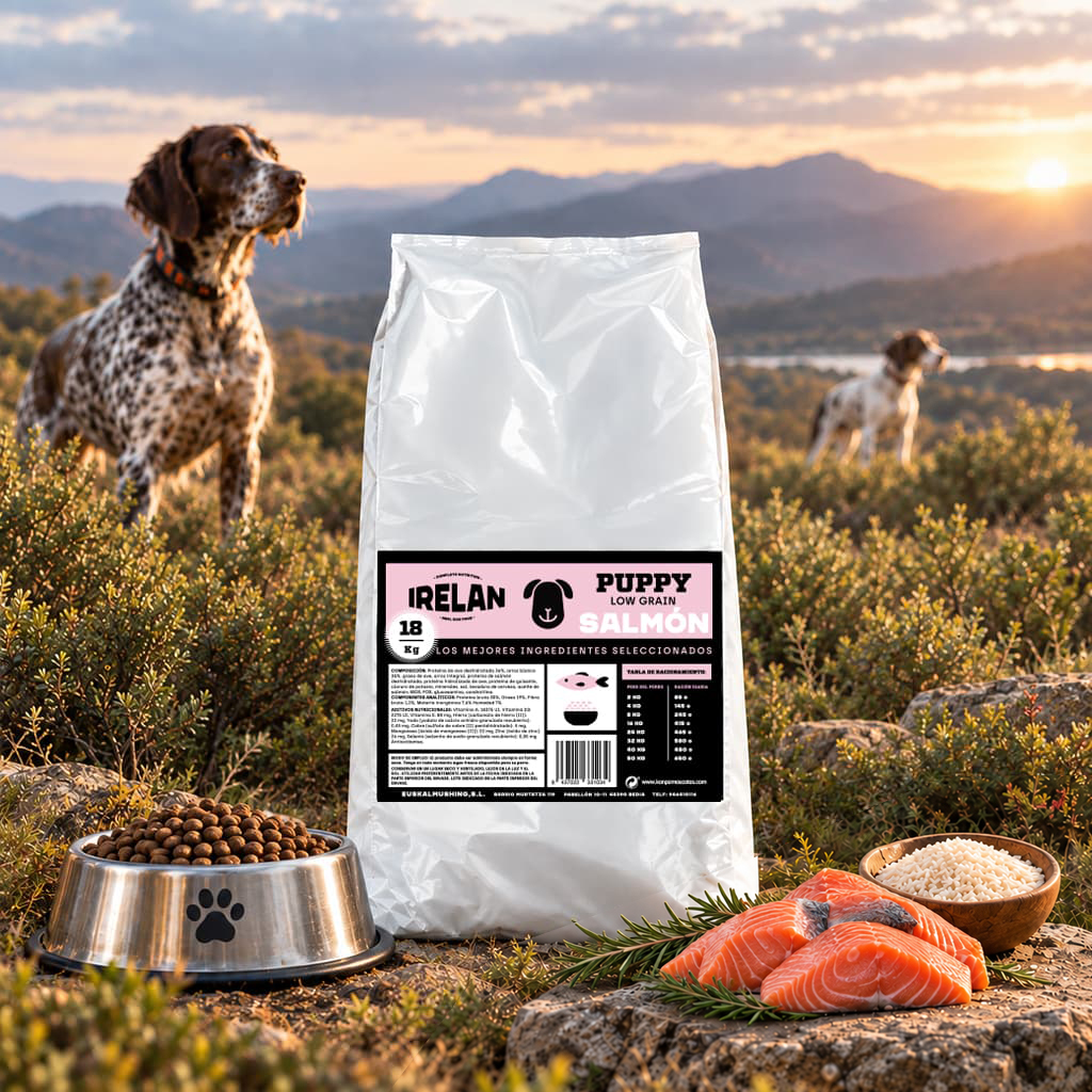 Pienso profesional Irelan Puppy Salmón para cachorros con piel o digestión sensible