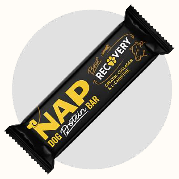 Barrita energética NAP vacuno recovery para perros